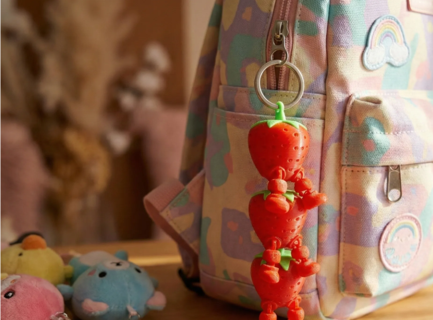 Porte-clés Fraise