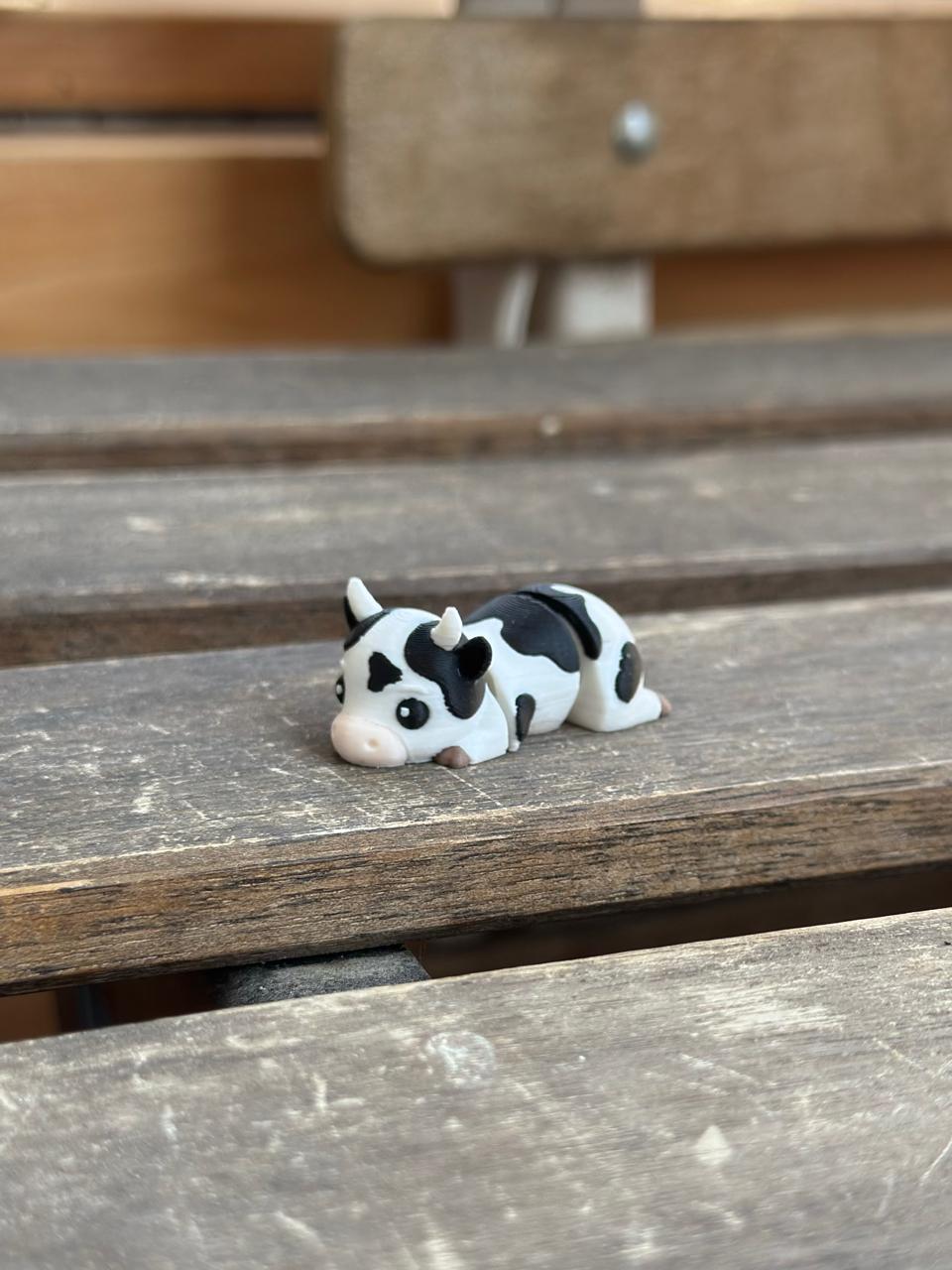 Vachette articulée noir et blanc